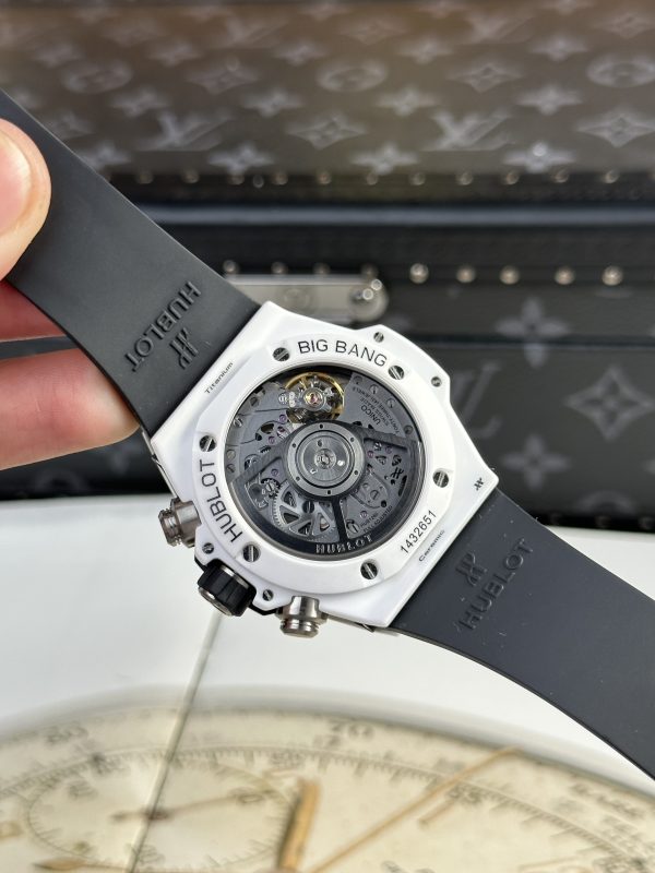Hublot Big Bang Unico White Ceramic Replica Watch BBF Factory (3)