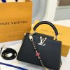 Louis Vuitton LV Capicines BB Python Replica Handbags 27cm