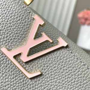 Louis Vuitton LV Capucines BB Replica Handbags Ice Gray 27cm