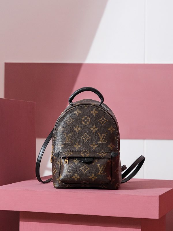 Louis Vuitton LV Palm Springs Mini Monogram Replica Backpack 17cm