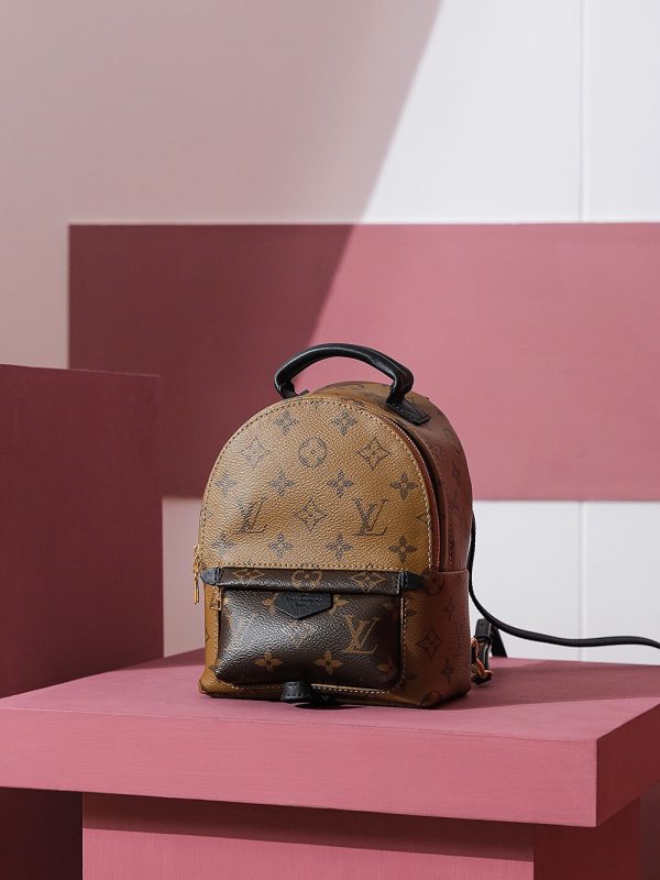 Louis Vuitton LV Palm Springs Reverse Monogram Replica Backpack 17cm