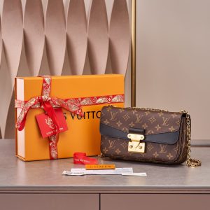 Louis Vuitton Marceau Monogram Brown Color Replica Handbags 24cm