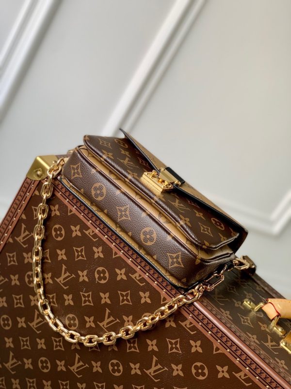 Louis Vuitton Pochette Metis Monogram Reverse Replica Handbags 21.5cm