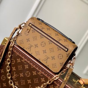 Louis Vuitton Pochette Metis Monogram Reverse Replica Handbags 21.5cm