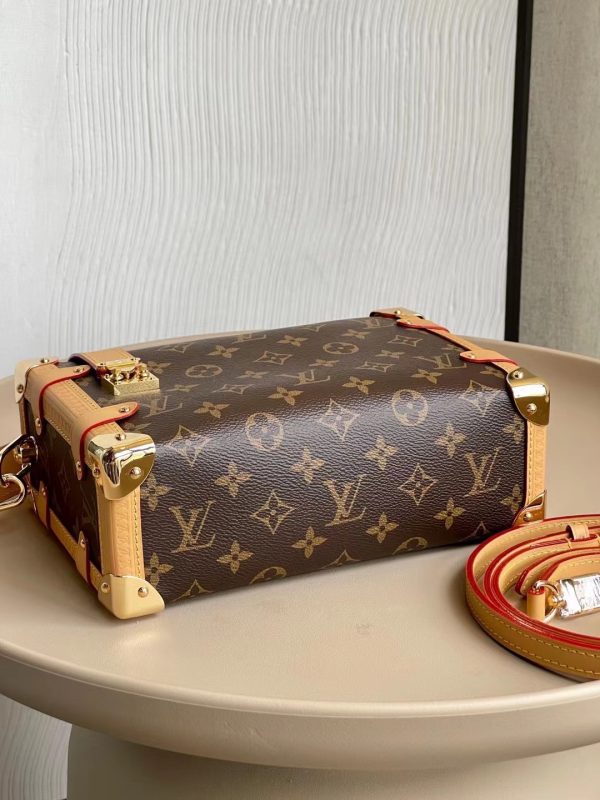 Louis Vuitton Side Trunk Monogram Replica Handbags 21cm