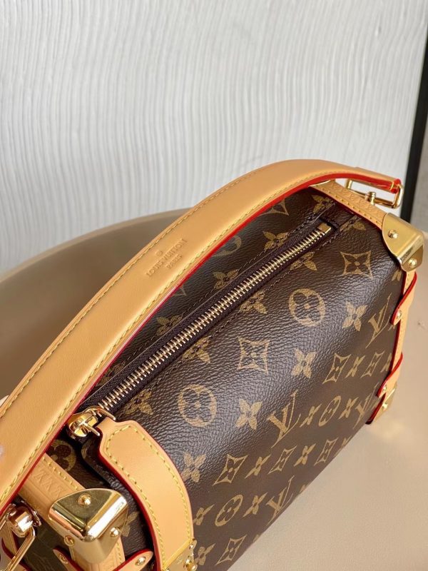 Louis Vuitton Side Trunk Monogram Replica Handbags 21cm