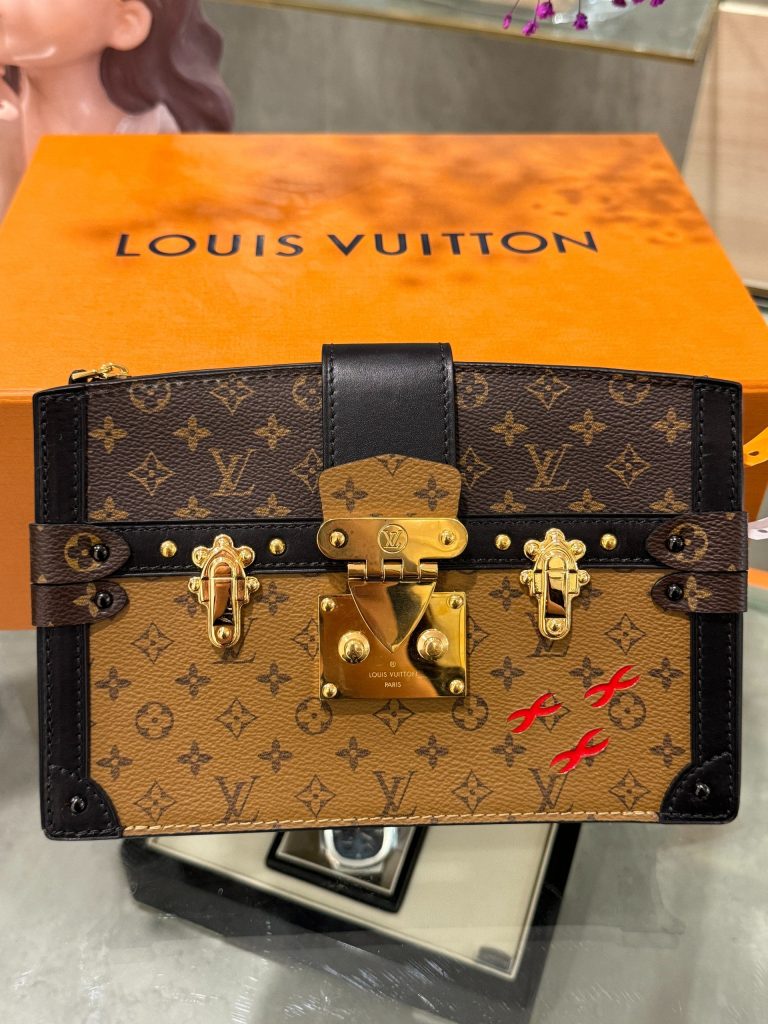 Louis Vuitton Trunk Clutch Monogram Replica Handbags 20cm