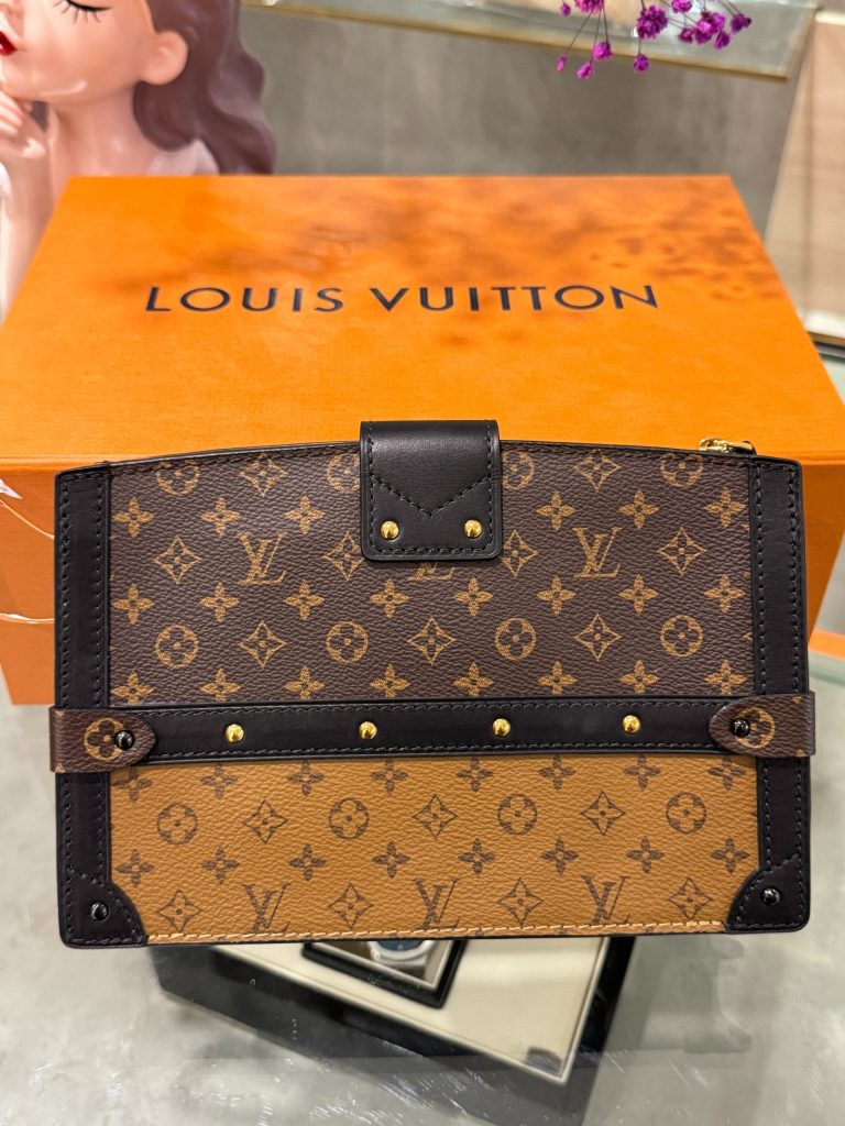 Louis Vuitton Trunk Clutch Monogram Replica Handbags 20cm