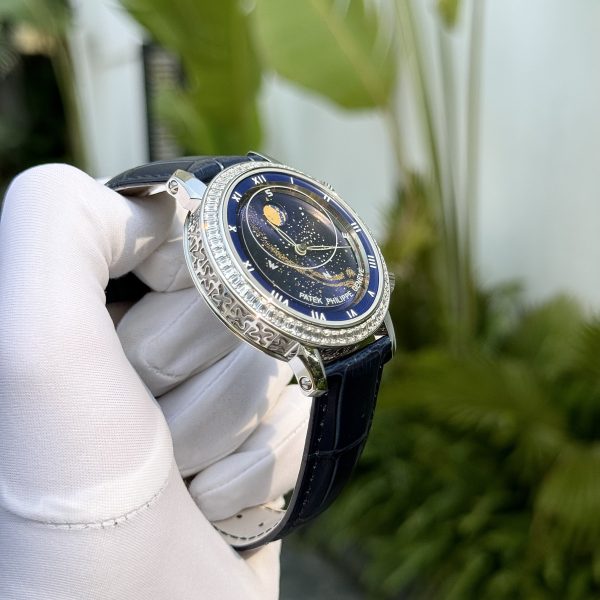 Patek Philippe Replica Watches Grand Complications 5104G Blue 44mm (7)