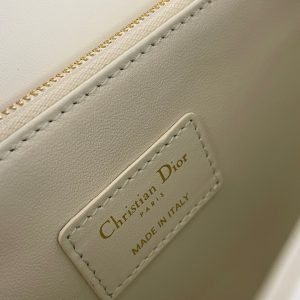 Dior My Dior Mini Cannage Lambskin White Color Replica Handbags 24cm