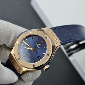 Hublot Replica 11 Watch Classic Fusion King Gold Blue Dial JJF 2024 38mm