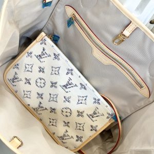 Louis Vuitton LV Neverfull MM Beige Color Replica Handbags 32cm