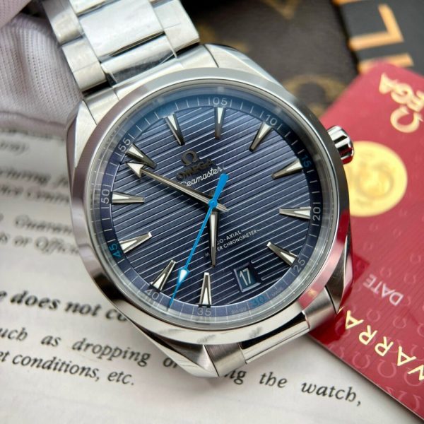 Omega Best Replica Seamaster Aqua Terra Blue Dial VS Factory (1)