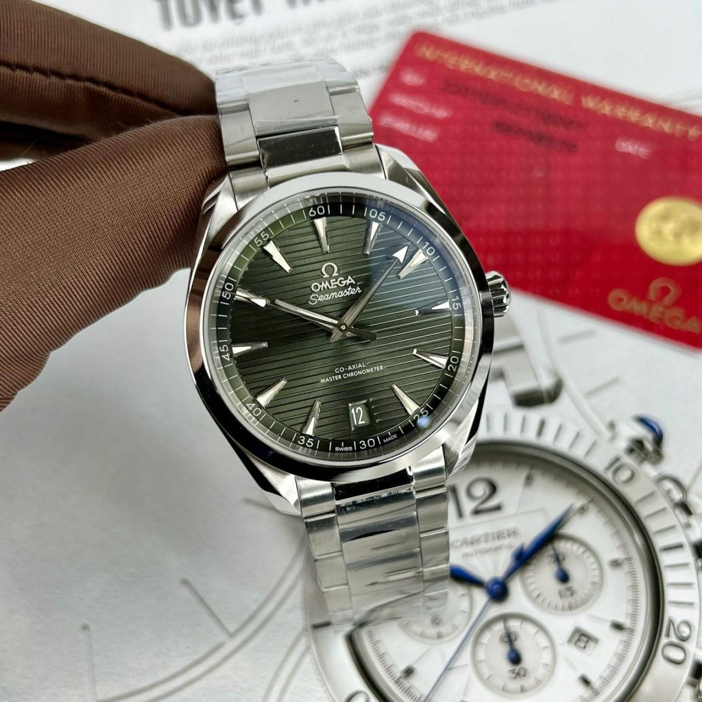 Omega Best Replica Seamaster Aqua Terra Green Dial VS Factory (1)