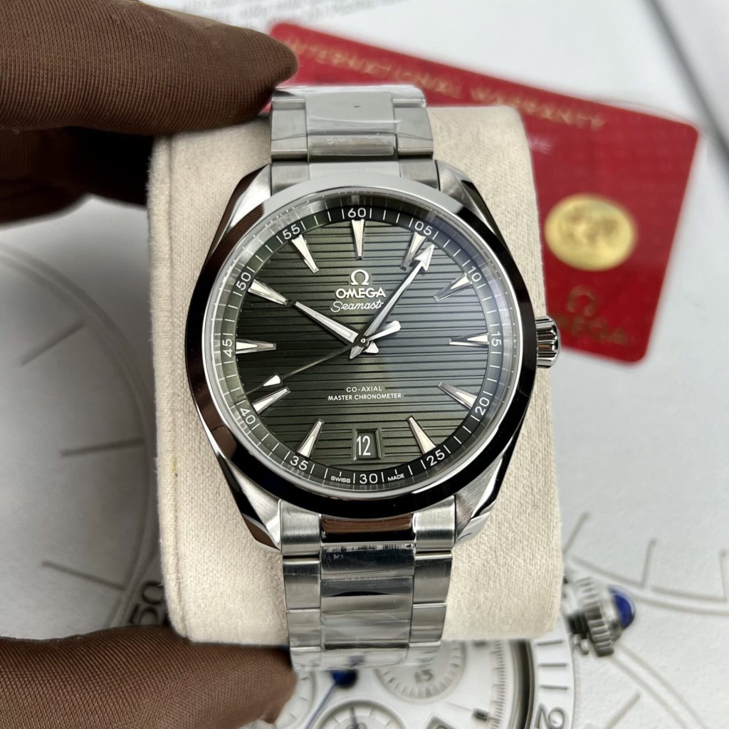 Omega Best Replica Seamaster Aqua Terra Green Dial VS Factory (1)