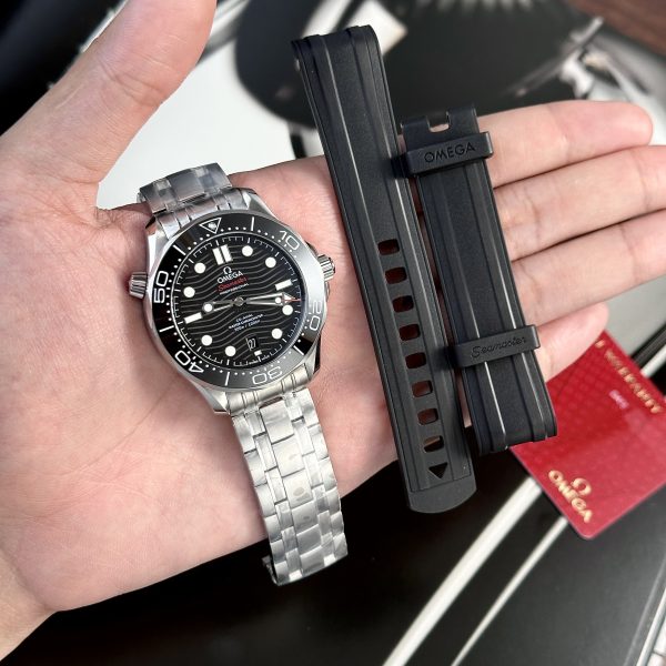 Replica Omega Watch Seamaster Diver 300M Black Dial VS Factory 42mm (3)