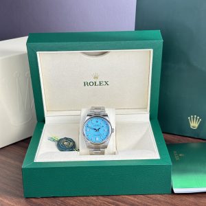 Rolex Oyster Perpetual 124300 Best Replica Watch Ice Blue Dial Clean Factory 41mm (2)