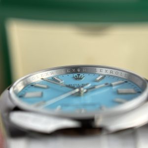 Rolex Oyster Perpetual 124300 Best Replica Watch Ice Blue Dial Clean Factory 41mm (2)