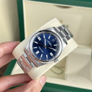 Rolex Oyster Perpetual 124300 Blue Dial Replica Watches Clean Factory 41mm (1)