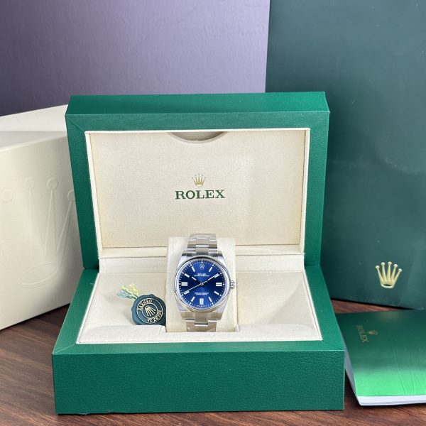 Rolex Oyster Perpetual 124300 Blue Dial Replica Watches Clean Factory 41mm (1)