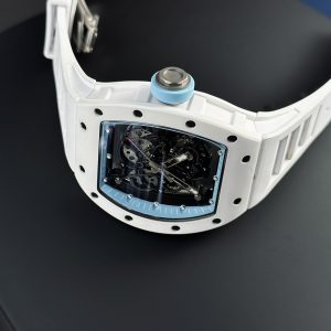 Fake Richard Mille Watch RM055 White Ceramic Bubba Watson BBR Factory 45mm (11)