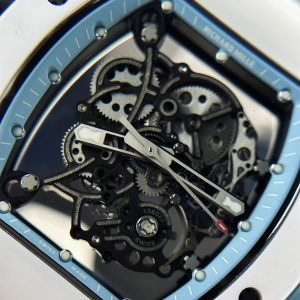 Fake Richard Mille Watch RM055 White Ceramic Bubba Watson BBR Factory 45mm (11)