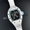 Fake Richard Mille Watch RM055 White Ceramic Bubba Watson BBR Factory 45mm (11)