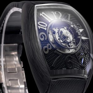 Franck Muller Grand Central Tourbillon Carbon Best Replica Watch 45mm (1)