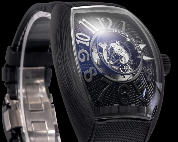 Franck Muller Grand Central Tourbillon Carbon Best Replica Watch 45mm (1)