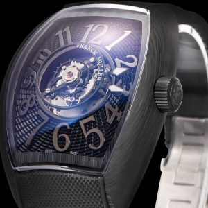 Franck Muller Grand Central Tourbillon Carbon Best Replica Watch 45mm (1)