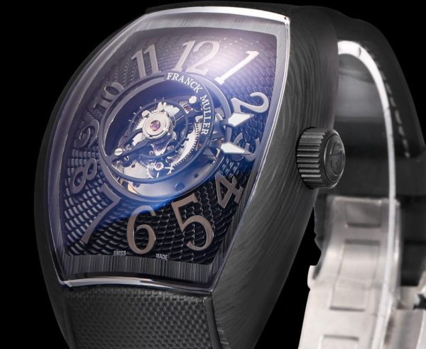 Franck Muller Grand Central Tourbillon Carbon Best Replica Watch 45mm (1)