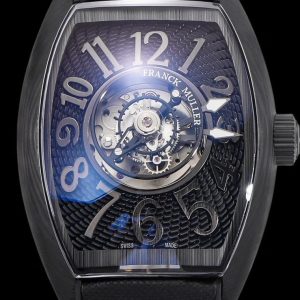 Franck Muller Grand Central Tourbillon Carbon Best Replica Watch 45mm (1)