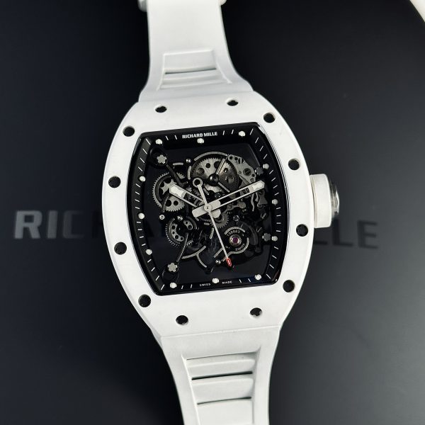 Replica Richard Mille Watch RM055 Ceramic Bubba Watson BBR Factory 45mm (12)