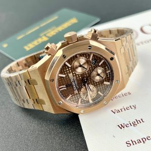 Audemars Piguet Best Replica Watch Royal Oak 26331OR Chocolate Dial ZF Factory 41mm (9)