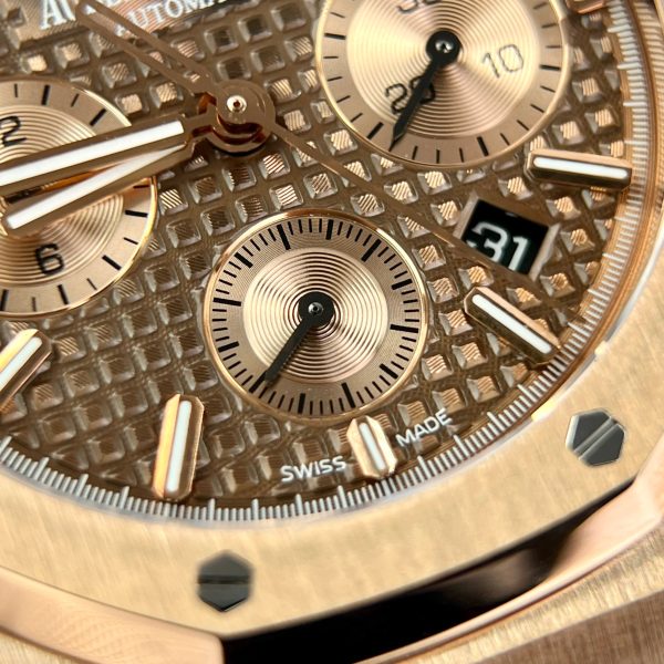 Audemars Piguet Best Replica Watch Royal Oak 26331OR Chocolate Dial ZF Factory 41mm (9)