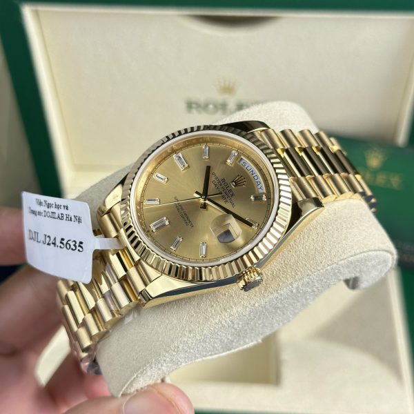 Fake Rolex Watch Day-Date 228238 18K Yellow Gold Wrapped 178 Grams GMF 40mm (11)