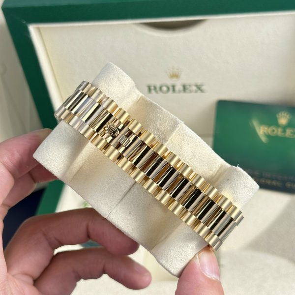 Fake Rolex Watch Day-Date 228238 18K Yellow Gold Wrapped 178 Grams GMF 40mm (11)