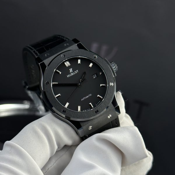 Hublot Classic Fusion Black Ceramic Best Replica JJZ Factory SW300 Customs 42mm (1)