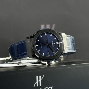 Hublot Replica Watch Classic Fusion Ceramic Blue Dial JJZ Customs 42mm (8)