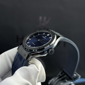 Hublot Replica Watch Classic Fusion Ceramic Blue Dial JJZ Customs 42mm (8)