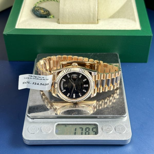 Replica Rolex Watch 18K Gold Wrapped Day-Date 228235 178 Grams GMF 40mm (6)