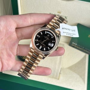 Replica Rolex Watch 18K Gold Wrapped Day-Date 228235 178 Grams GMF 40mm (6)