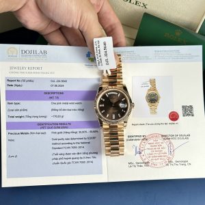 Replica Rolex Watch Day-Date 228235 18K Gold Wrapped 178 Grams GMF 40mm (3)