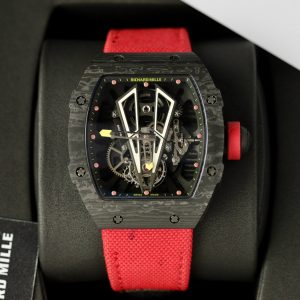 Richard Mille Best Replica Watch RM27-03 Tourbillon Carbon Nylon Strap 42 Grams (2)