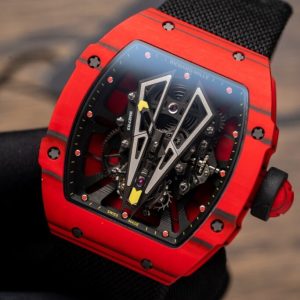 Richard Mille Best Replica Watch RM27-03 Tourbillon Red Carbon 42 Grams (6)