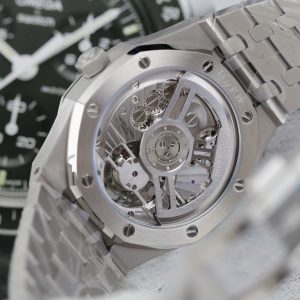 Đồng Hồ Audemars Piguet Chế Tác Royal Oak Self Winding Flying Tourbillon 41mm 26730TI Mặt Số Xanh Dương 41mm