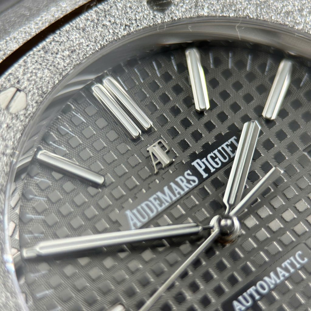 Đồng Hồ Audemars Piguet Rep11 Royal Oak 15410 Frosted Mặt Xám Nhà Máy APS 41mm