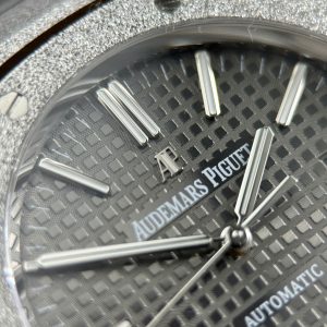 Đồng Hồ Audemars Piguet Rep11 Royal Oak 15410 Frosted Mặt Xám Nhà Máy APS 41mm