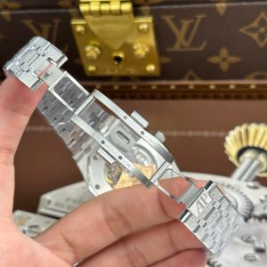 Đồng Hồ Audemars Piguet Rep11 Royal Oak 15410 Frosted Mặt Xám Nhà Máy APS 41mm