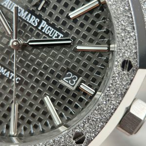 Đồng Hồ Audemars Piguet Rep11 Royal Oak 15410 Frosted Mặt Xám Nhà Máy APS 41mm